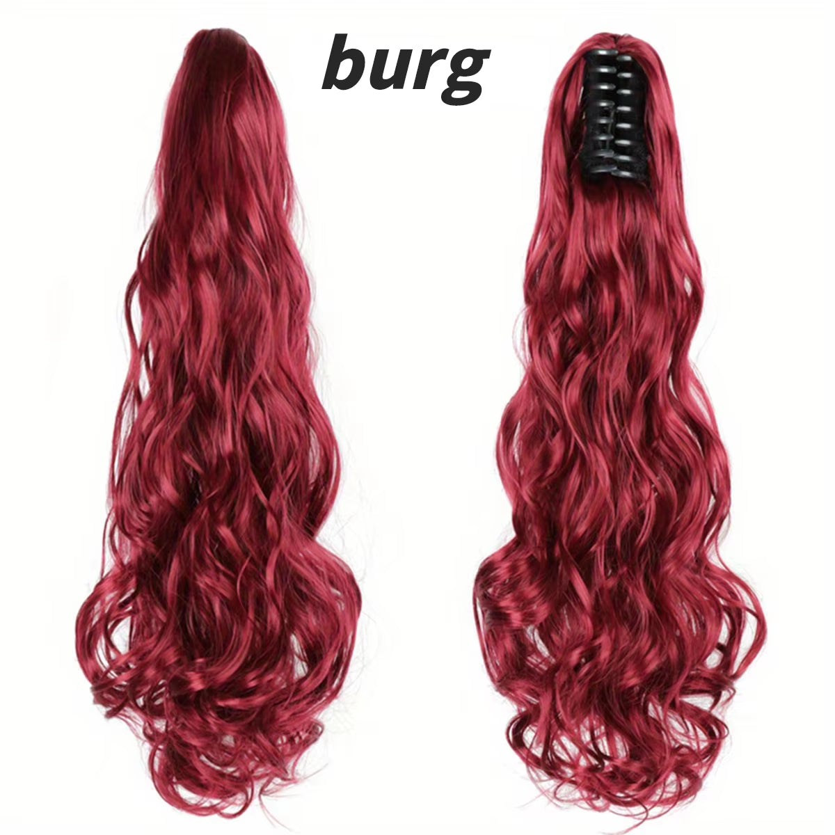 Synthetic "22"Easy-Clip Curly Ponytail Extension Transform Your Look with Instant Volume Amp Glam for Stylish Caucasian Women