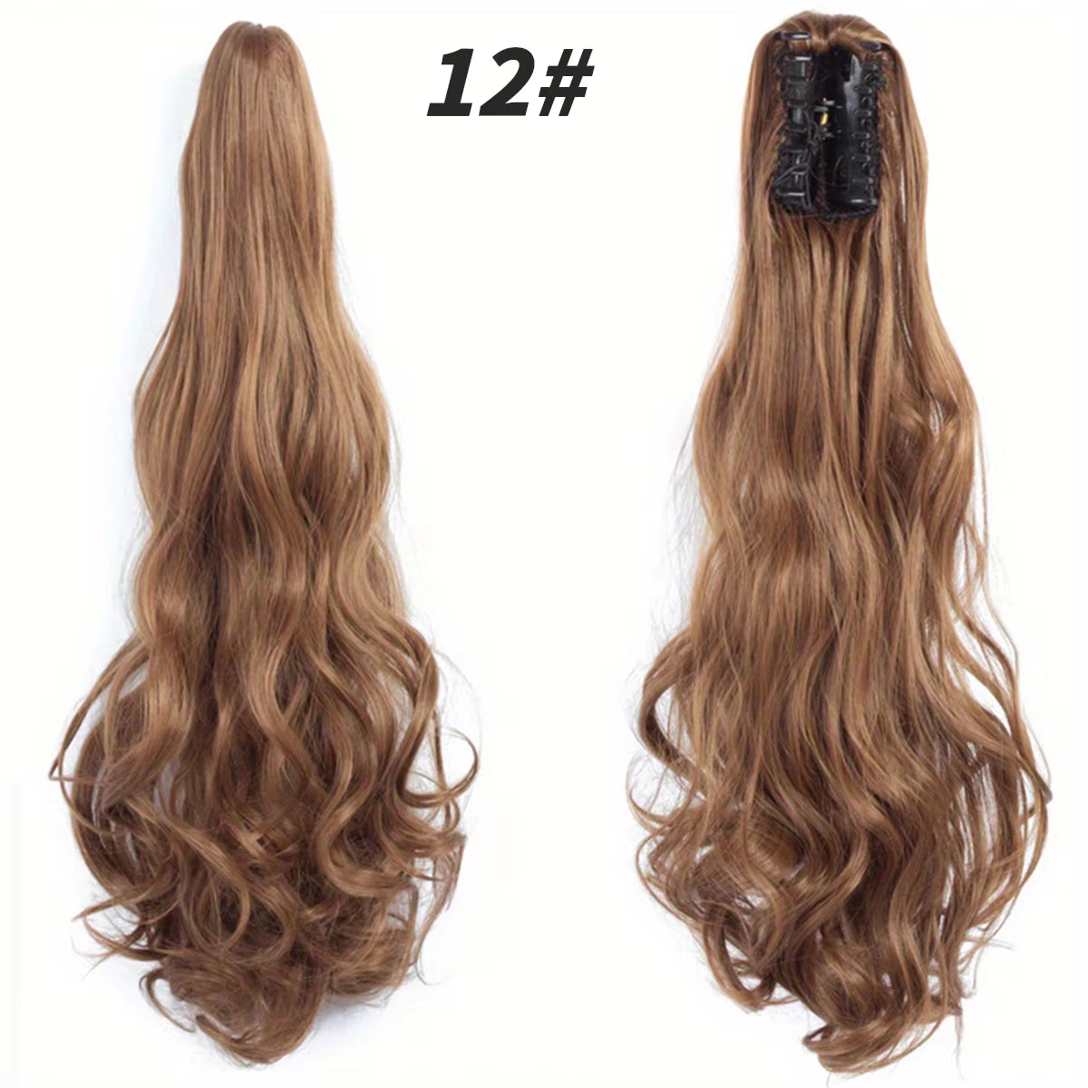 Synthetic "22"Easy-Clip Curly Ponytail Extension Transform Your Look with Instant Volume Amp Glam for Stylish Caucasian Women