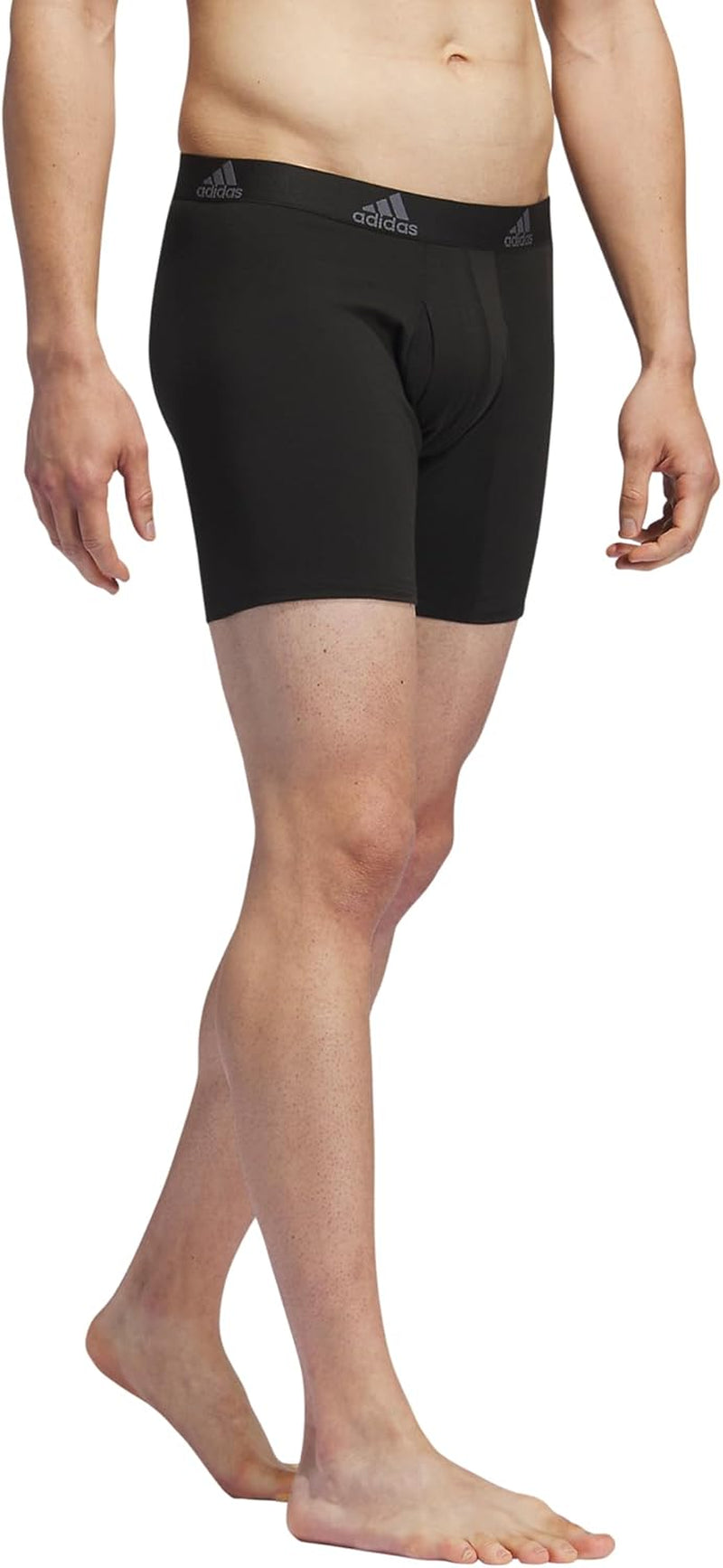 Men'S Performance Stretch Cotton Boxer Brief Underwear (3-Pack) Designed for Active Comfort and All Day Wear