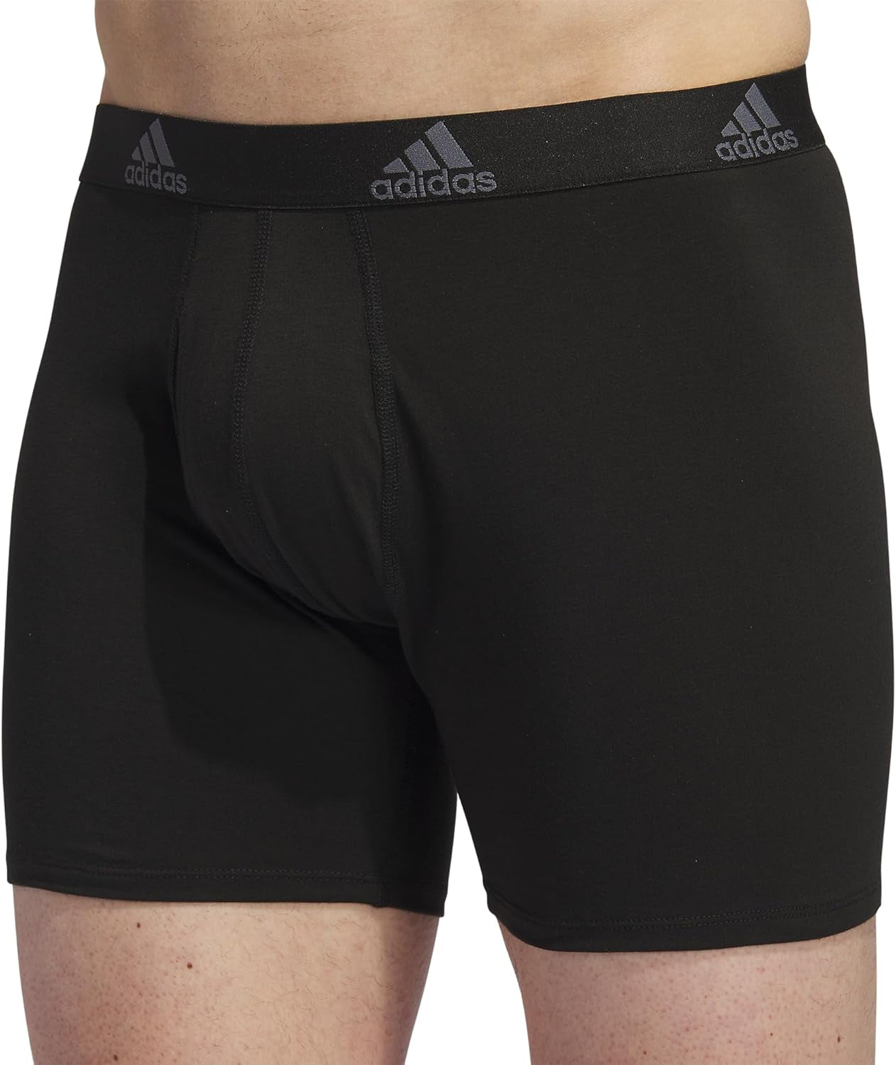 Men'S Performance Stretch Cotton Boxer Brief Underwear (3-Pack) Designed for Active Comfort and All Day Wear