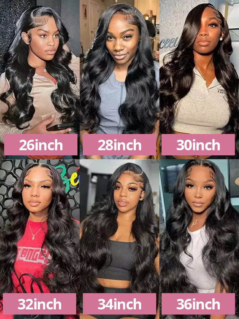13X6 13X4 Hd Transparent Lace Front Human Hair Wig Brazilian Body Wave Lace Frontal Wig Preplucked 360 Lace Front Wigs for Women
