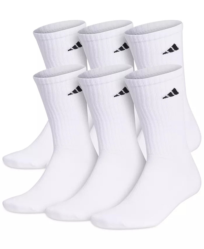 Men'S Cushioned Athletic 6-Pack Crew Socks