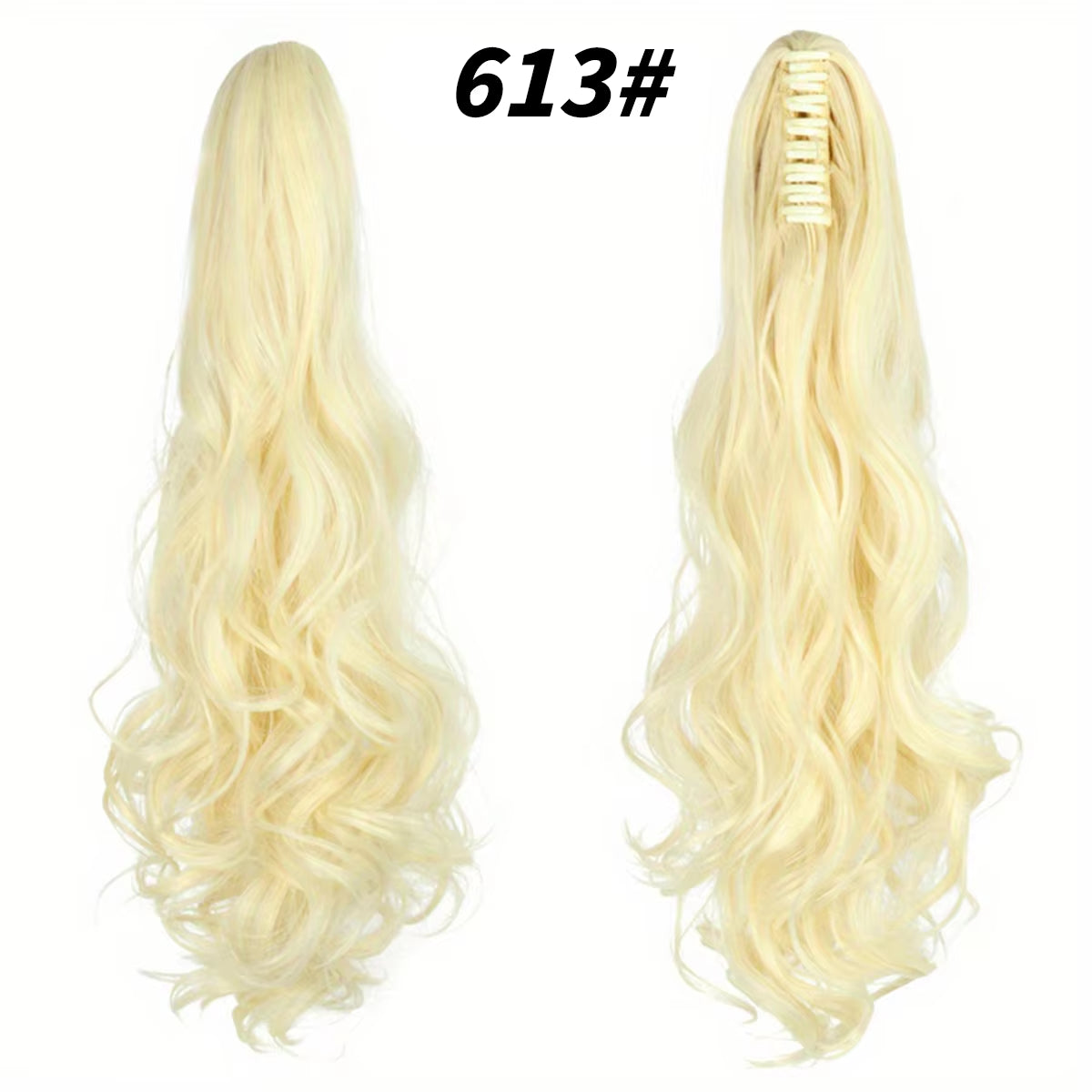 Synthetic "22"Easy-Clip Curly Ponytail Extension Transform Your Look with Instant Volume Amp Glam for Stylish Caucasian Women