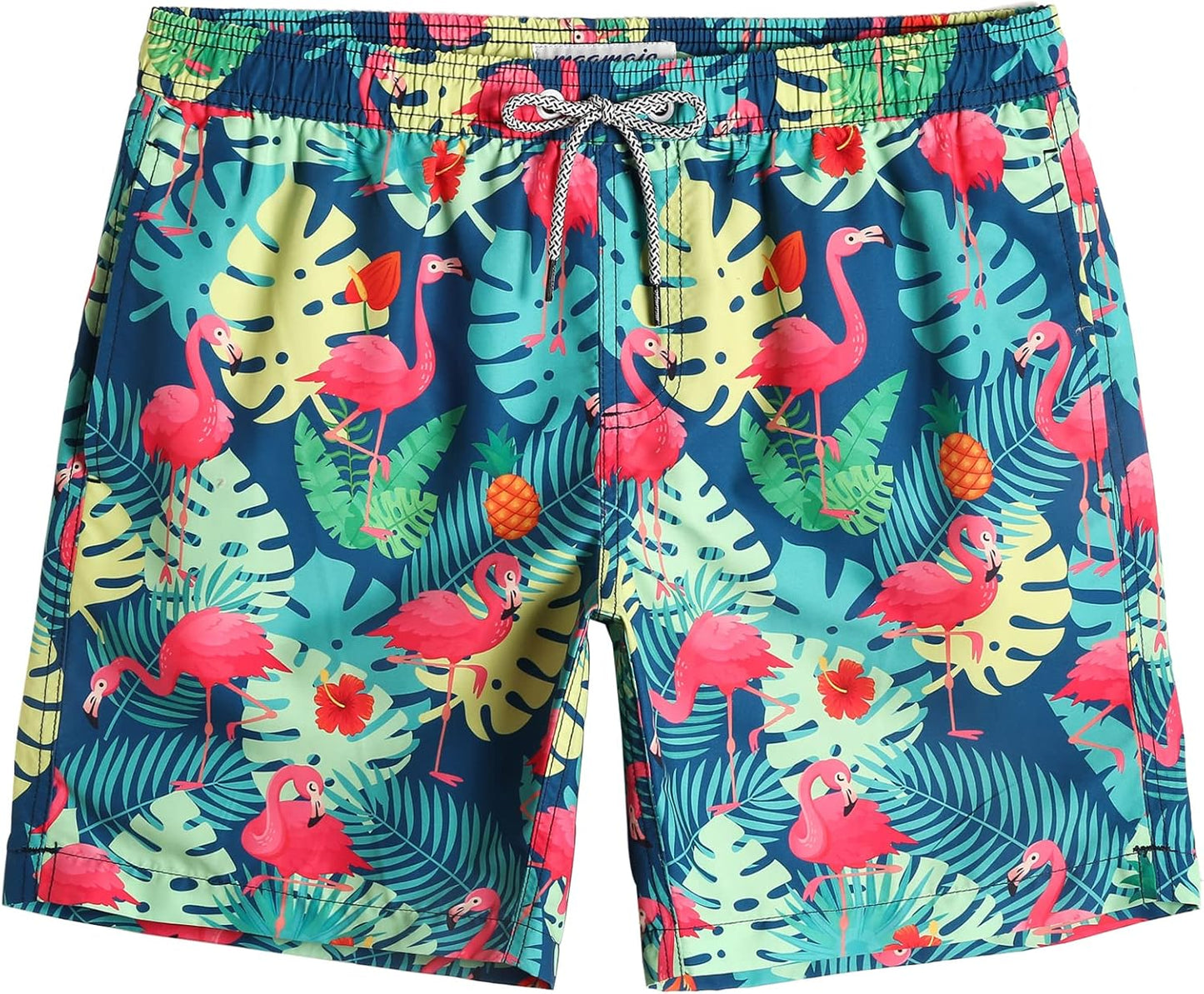 Mens Slim Fit Swim Shorts Swim Trunks 7 Inch Quick Dry Mens Bathing Suits with Mesh Lining