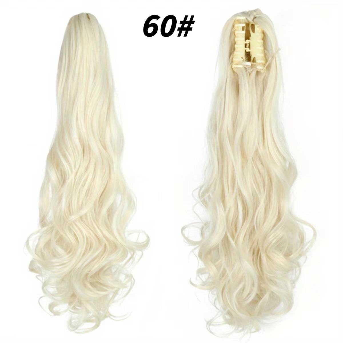 Synthetic "22"Easy-Clip Curly Ponytail Extension Transform Your Look with Instant Volume Amp Glam for Stylish Caucasian Women