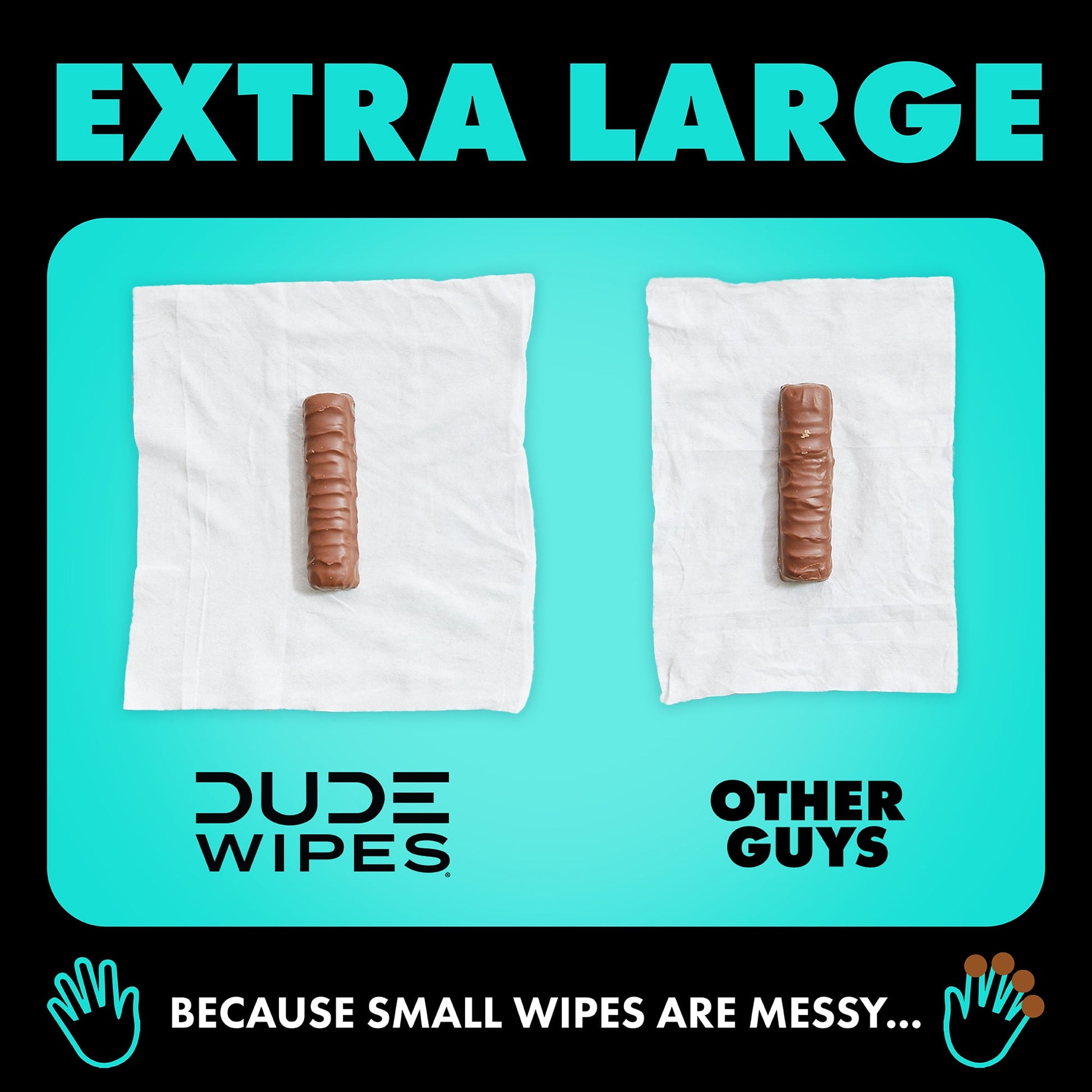 Wipes Flushable Wipes, XL Wet Wipes for at Home Use, Mint Chill, 48 Count, 5 Pack