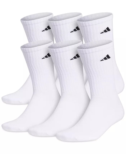 Men'S Cushioned Athletic 6-Pack Crew Socks
